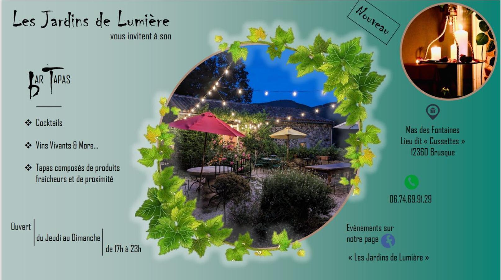 مبيت وإفطار Brusque Les Jardins De Lumiere المظهر الخارجي الصورة